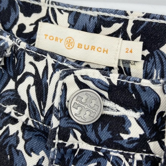 TORY BURCH Blaire Super Skinny Jean Nouveau Flower - sz 24 - Picture 3 of 8